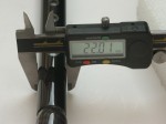 Streamlined Carbon Gabel Endstück Rohr